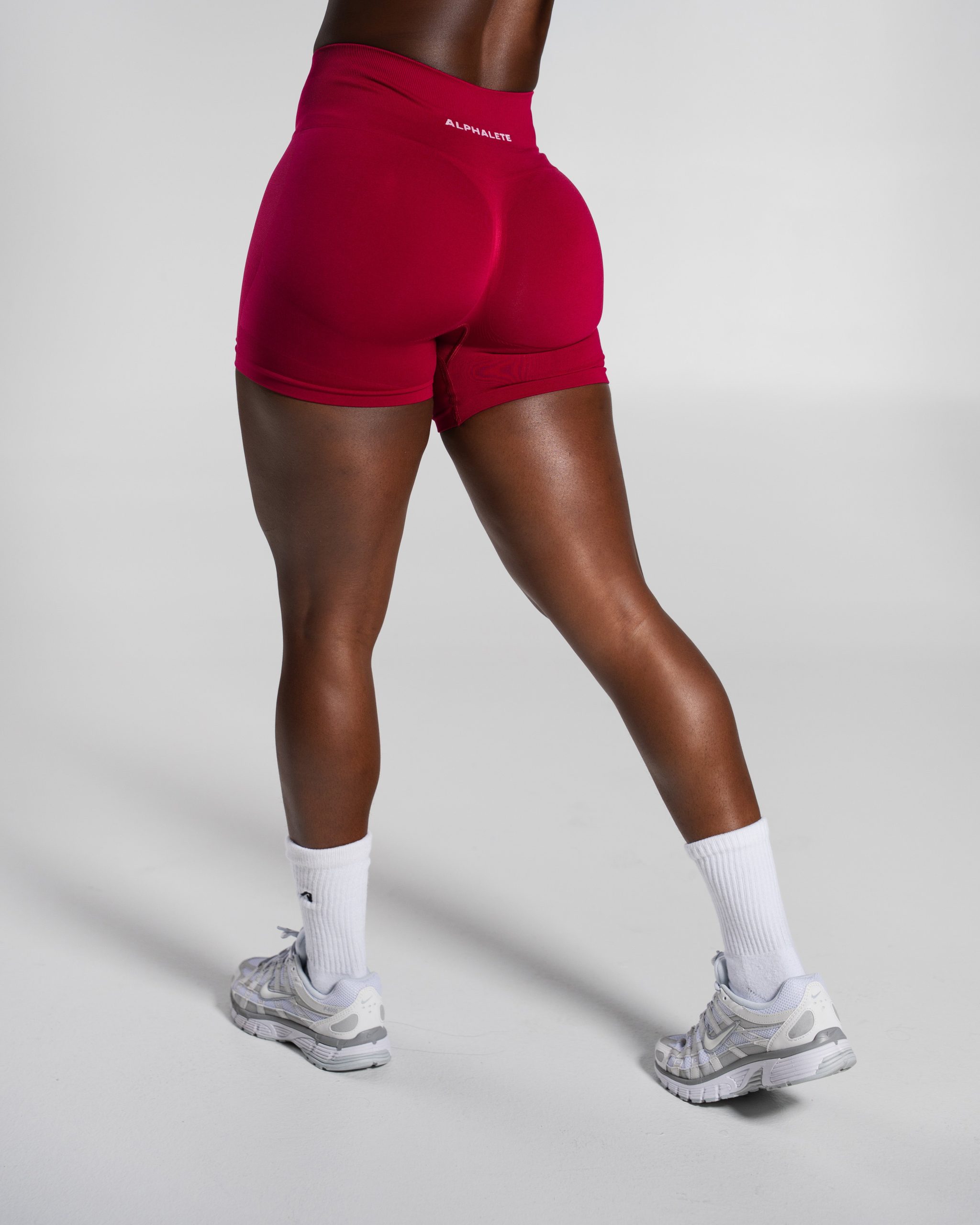Pump Mid Rise Short - Strawberry Jam