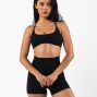 Aura Strappy Bra - Onyx