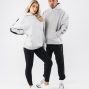 Core Stripe Hoodie - Heather Grey